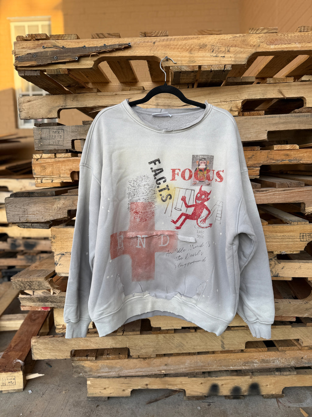 “Idle Mind” Custom Crewneck