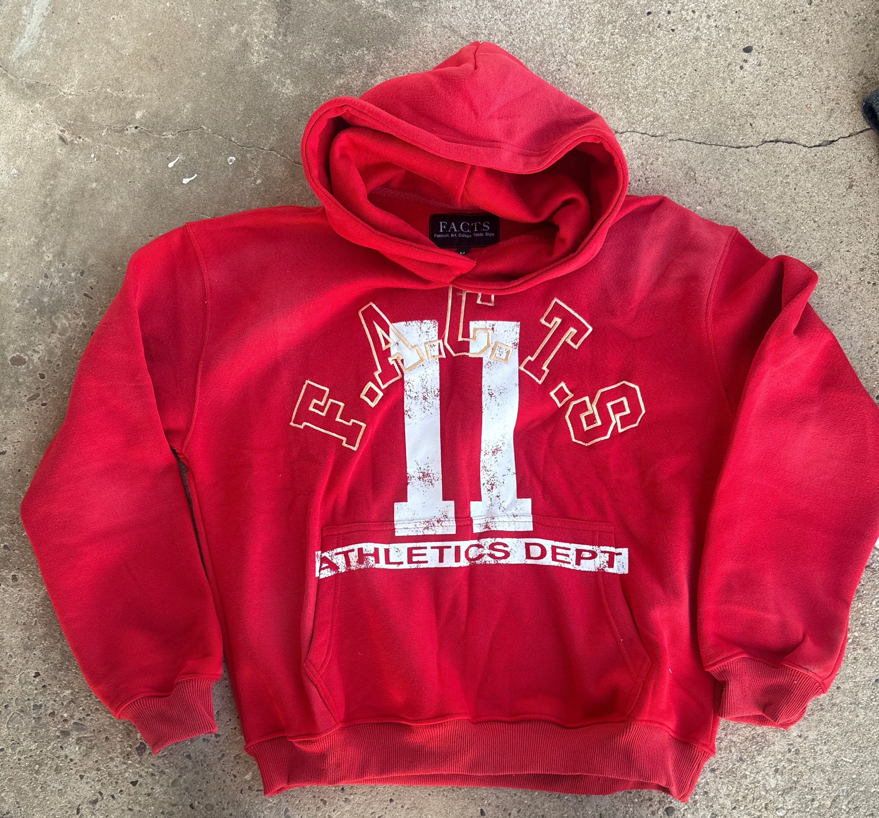 Chapter 11 Athletics Hoodie *Vintage Washed Red