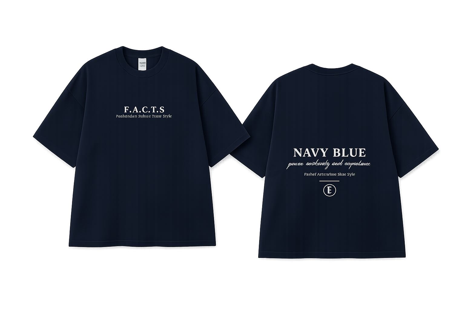 Bleus Collection Navy Tee