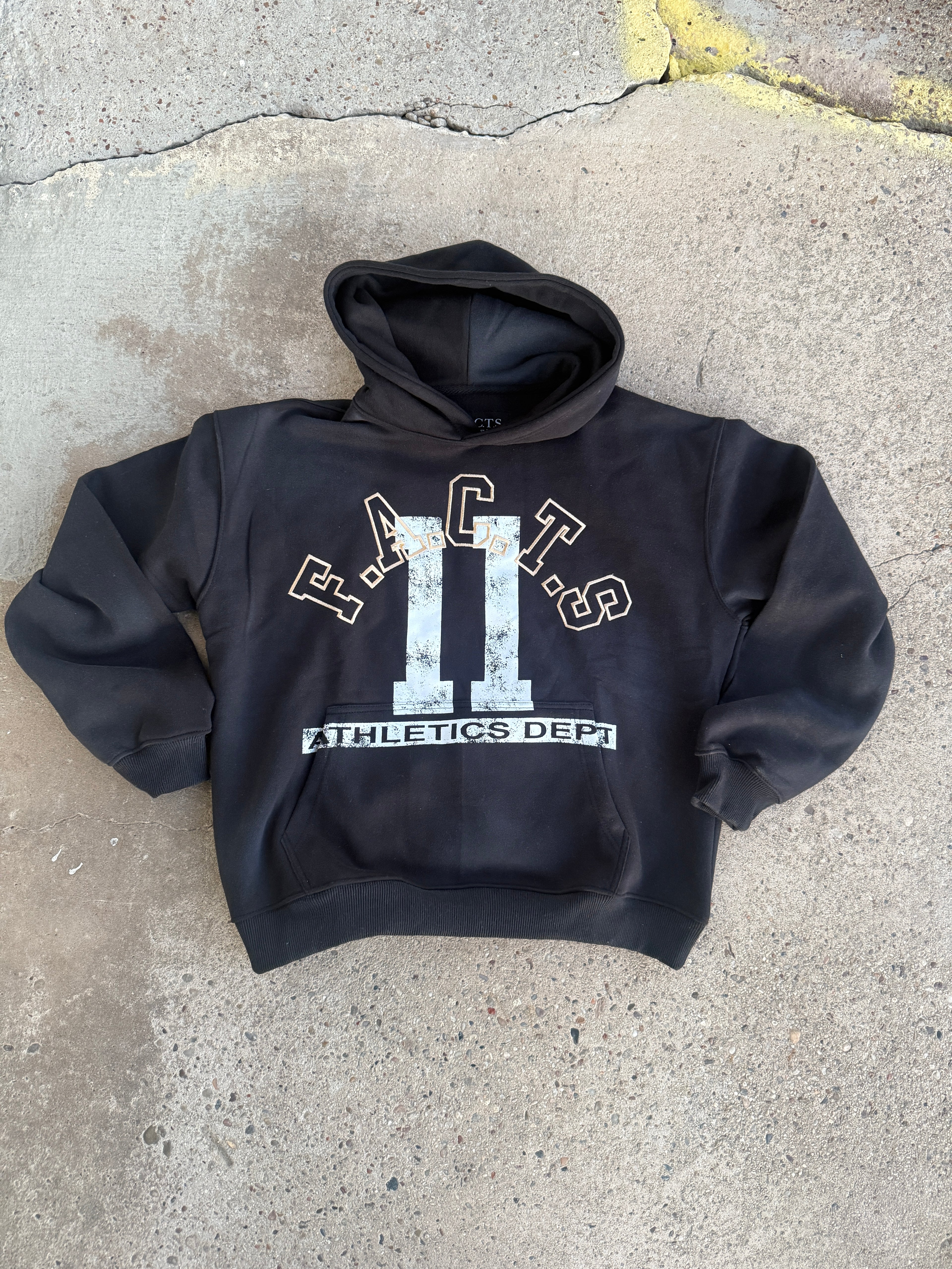 Chapter 11 Athletics Hoodie *Vintage Washed Black